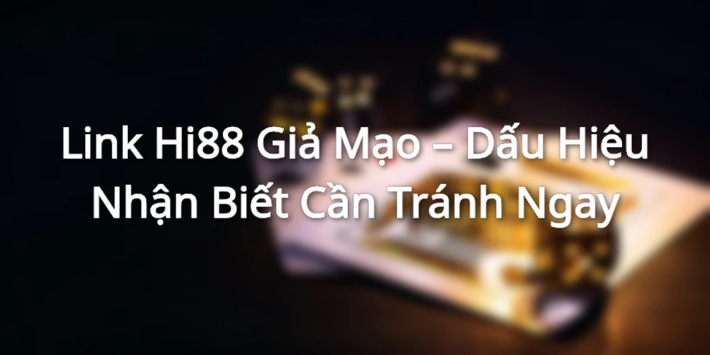 Link Hi88 Giả Mạo – Dấu Hiệu Nhận Biết Cần Tránh Ngay